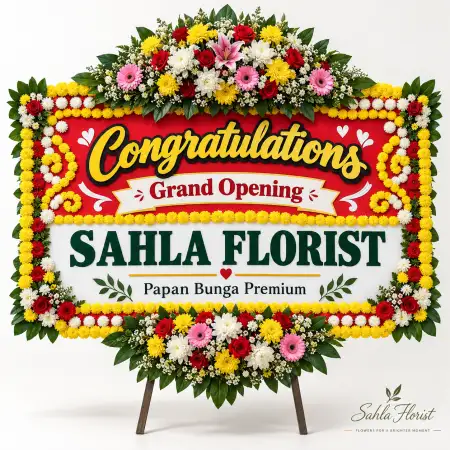 Papan Bunga Ucapan Selamat Bolaang Mongondow